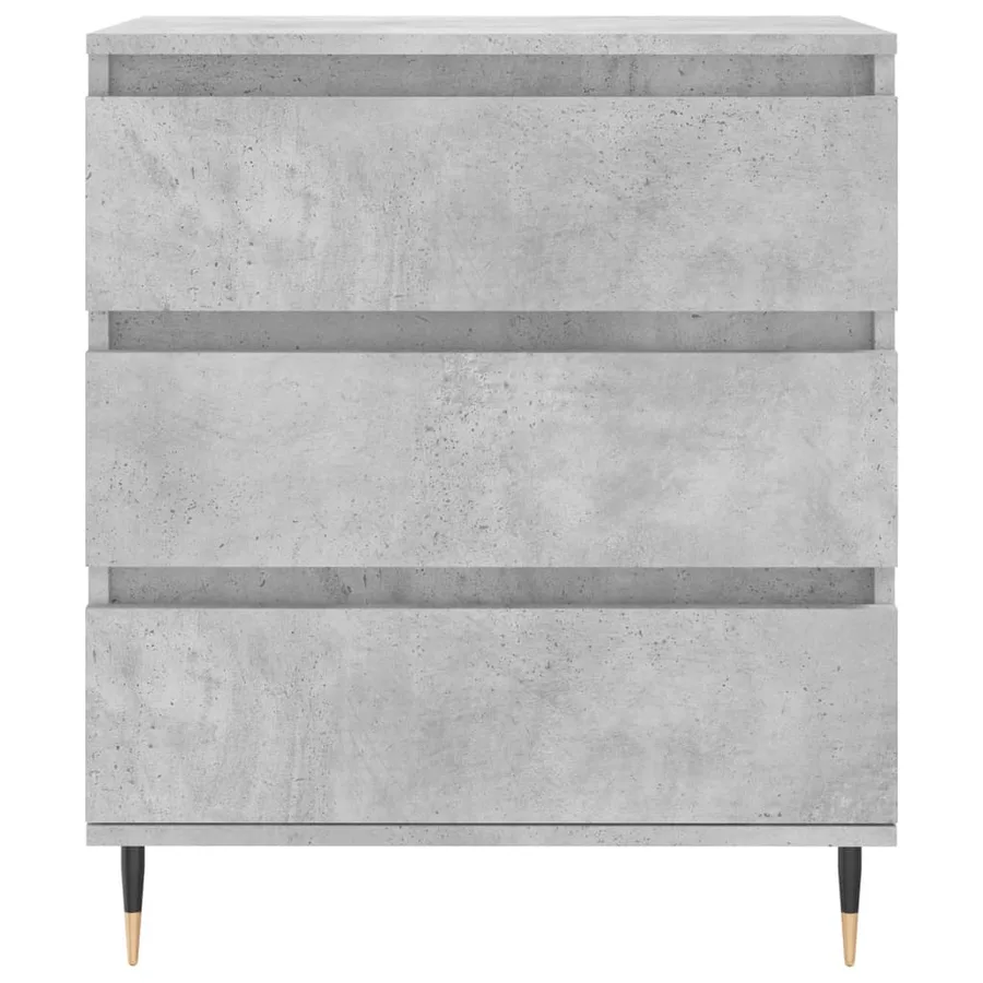 Buffet Gris béton 60x35x70 cm Bois d'ingénierie - 5
