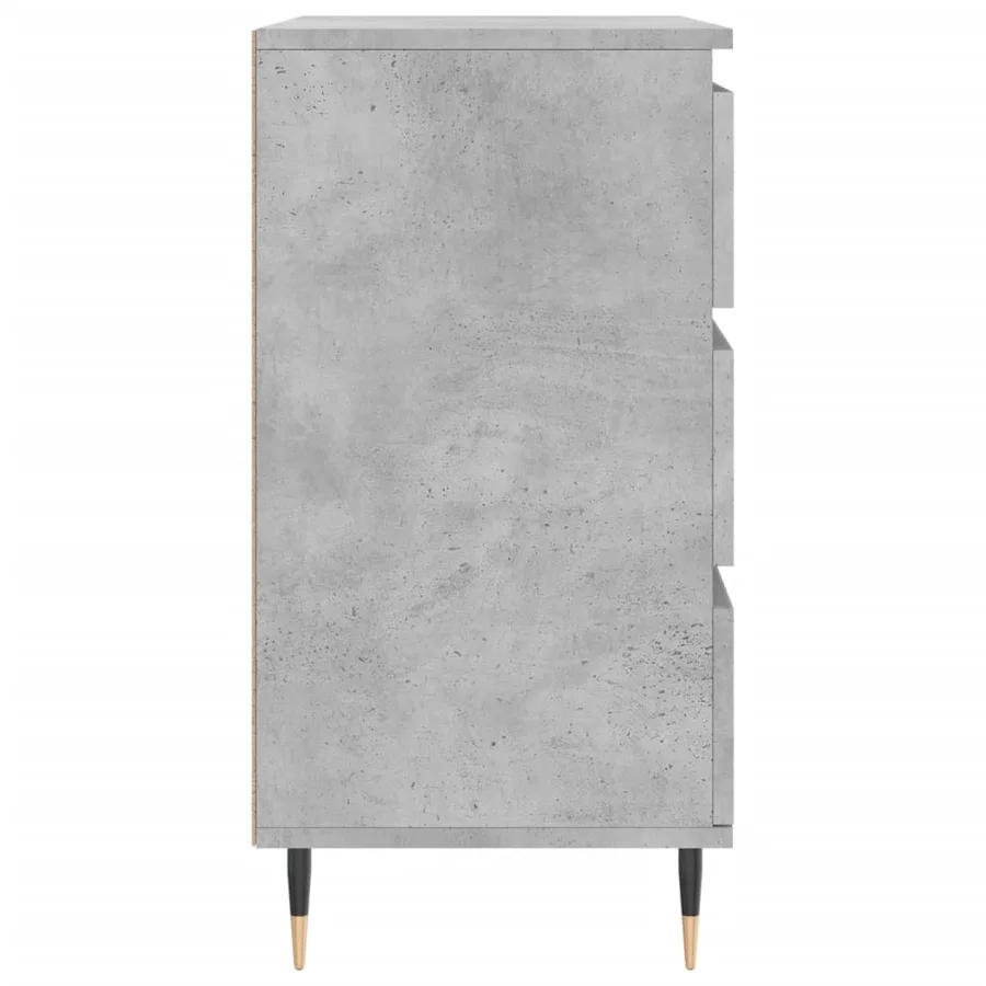 Buffet Gris béton 60x35x70 cm Bois d'ingénierie - 7
