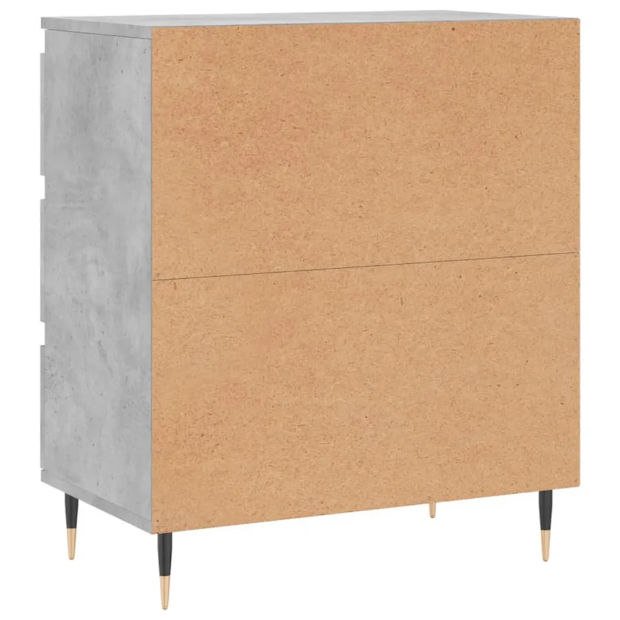 Buffet Gris béton 60x35x70 cm Bois d'ingénierie - 8
