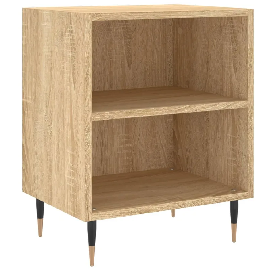 Tables de chevet 2pcs chêne sonoma 40x30x50cm bois d'ingénierie - 4