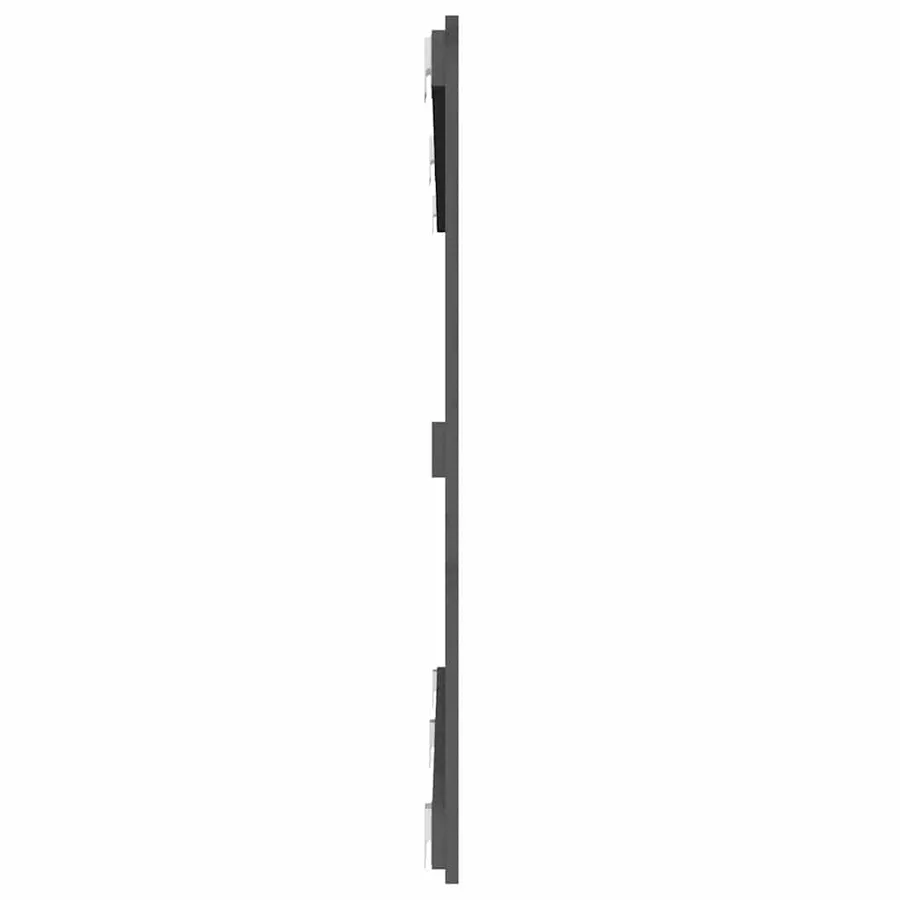 Tête de lit murale Gris 159,5x3x90 cm Bois massif de pin - 5
