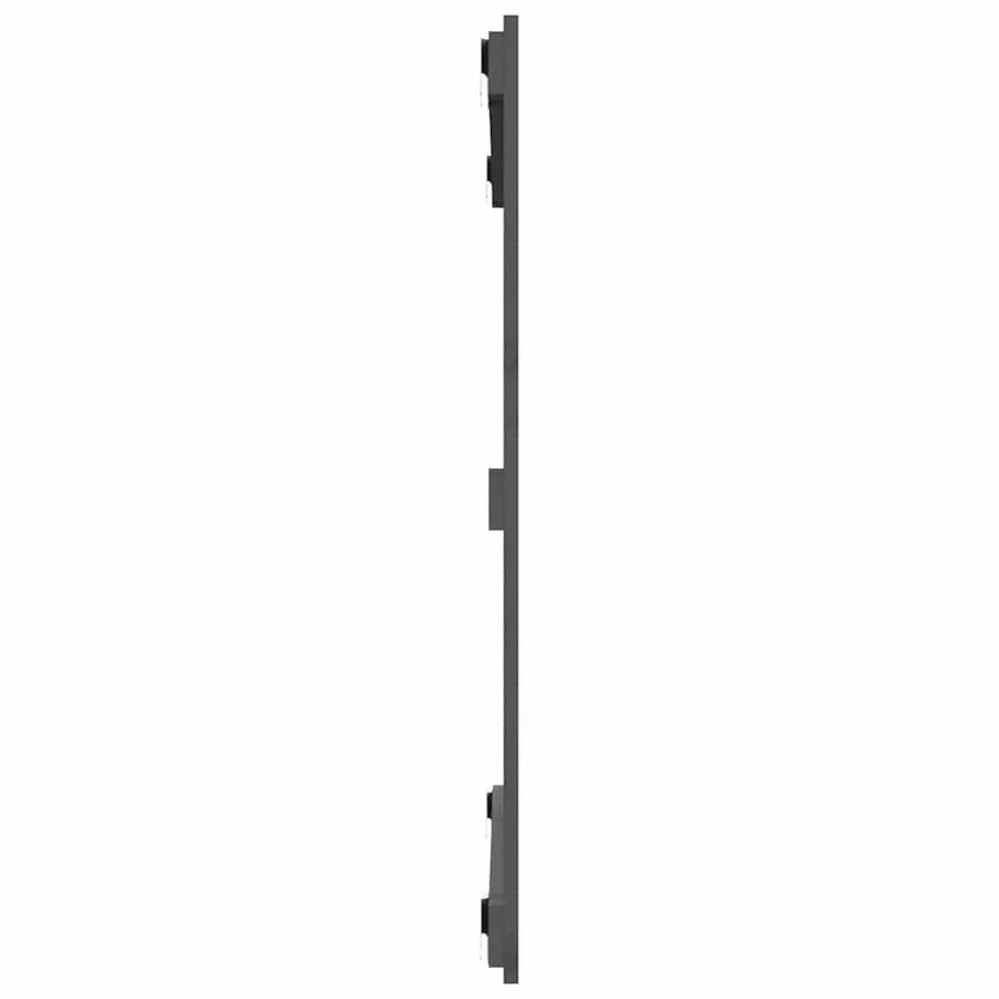 Tête de lit murale Gris 95,5x3x90 cm Bois massif de pin - 5