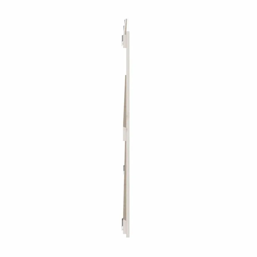Tête de lit murale Blanc 204x3x90 cm Bois massif de pin - 5
