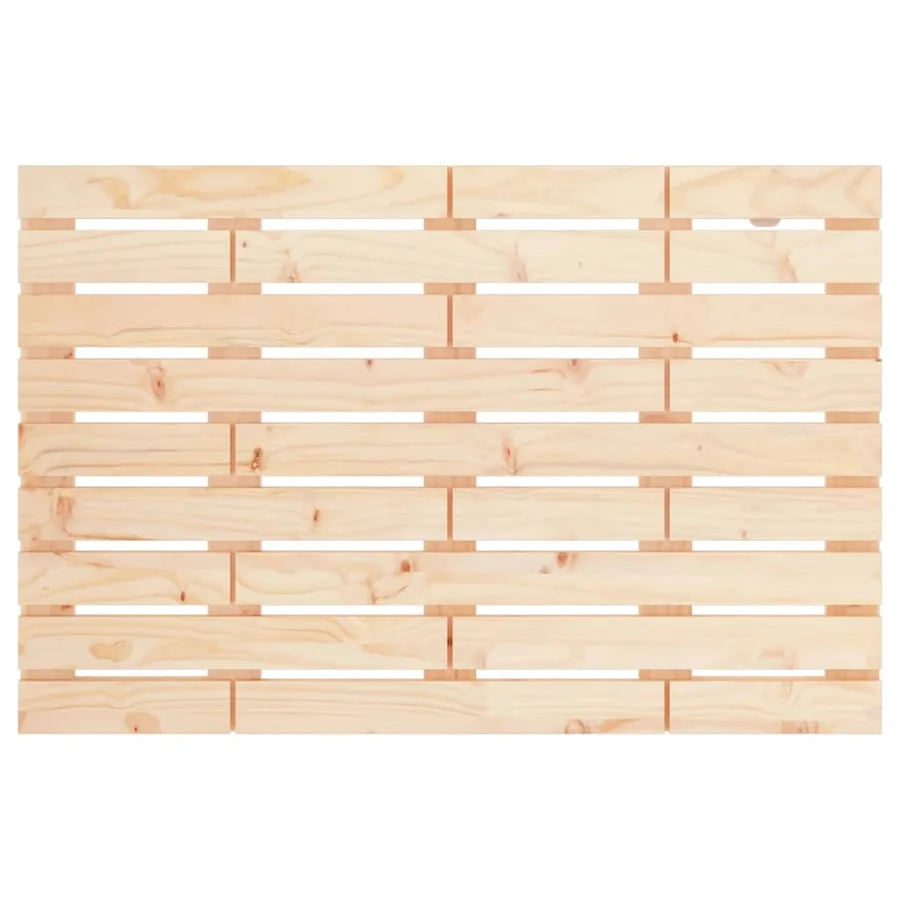 Tête de lit murale 81x3x63 cm Bois massif de pin - 4