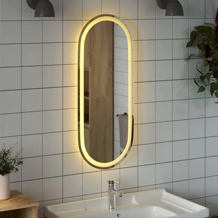 Miroir de salle de bain à LED 90x40 cm ovale - 3