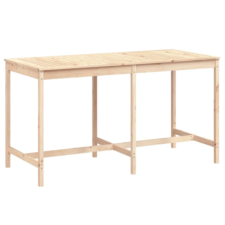 Table de jardin 203,5x90x110 cm bois massif de pin - 2