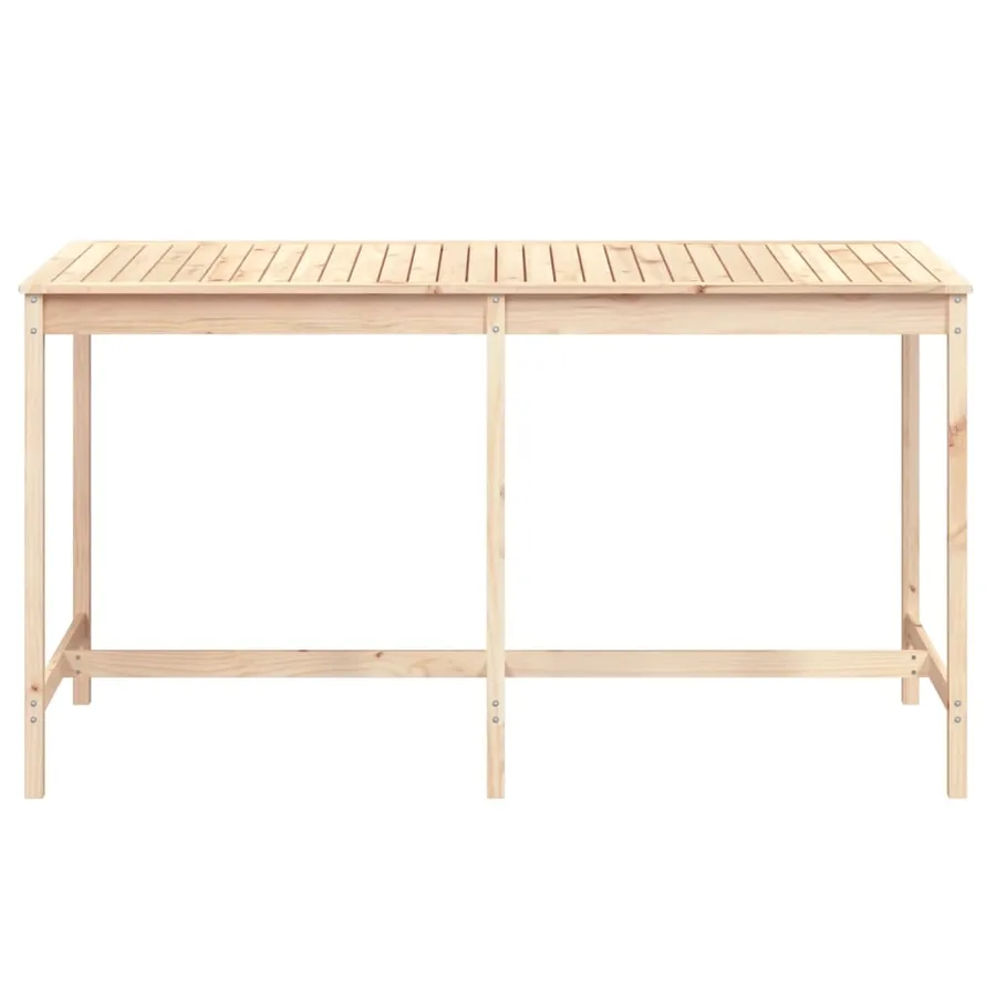 Table de jardin 203,5x90x110 cm bois massif de pin - 4