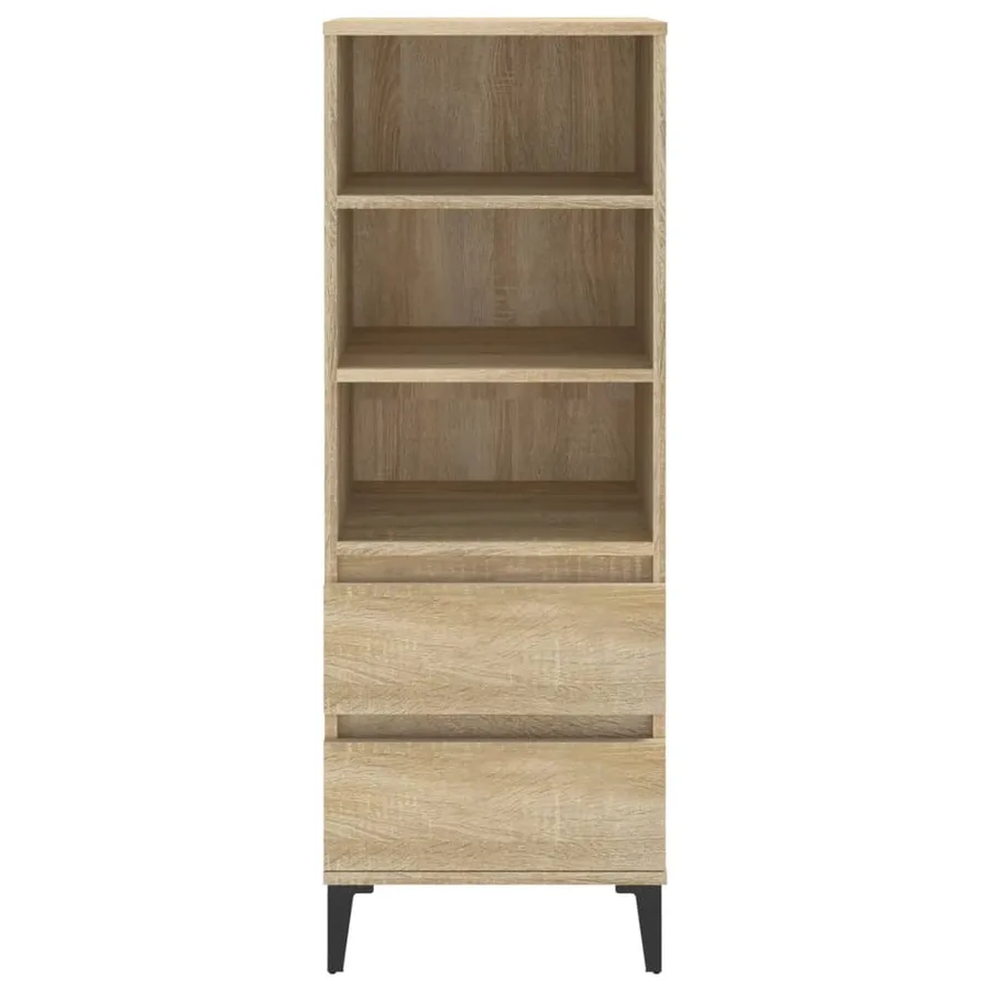 Buffet haut Chêne sonoma 40x36x110 cm Bois d'ingénierie - 3