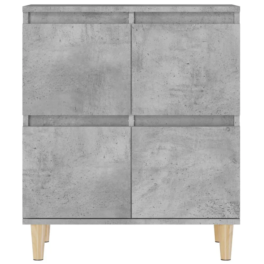 Buffet Gris béton 60x35x70 cm Bois d'ingénierie - 6
