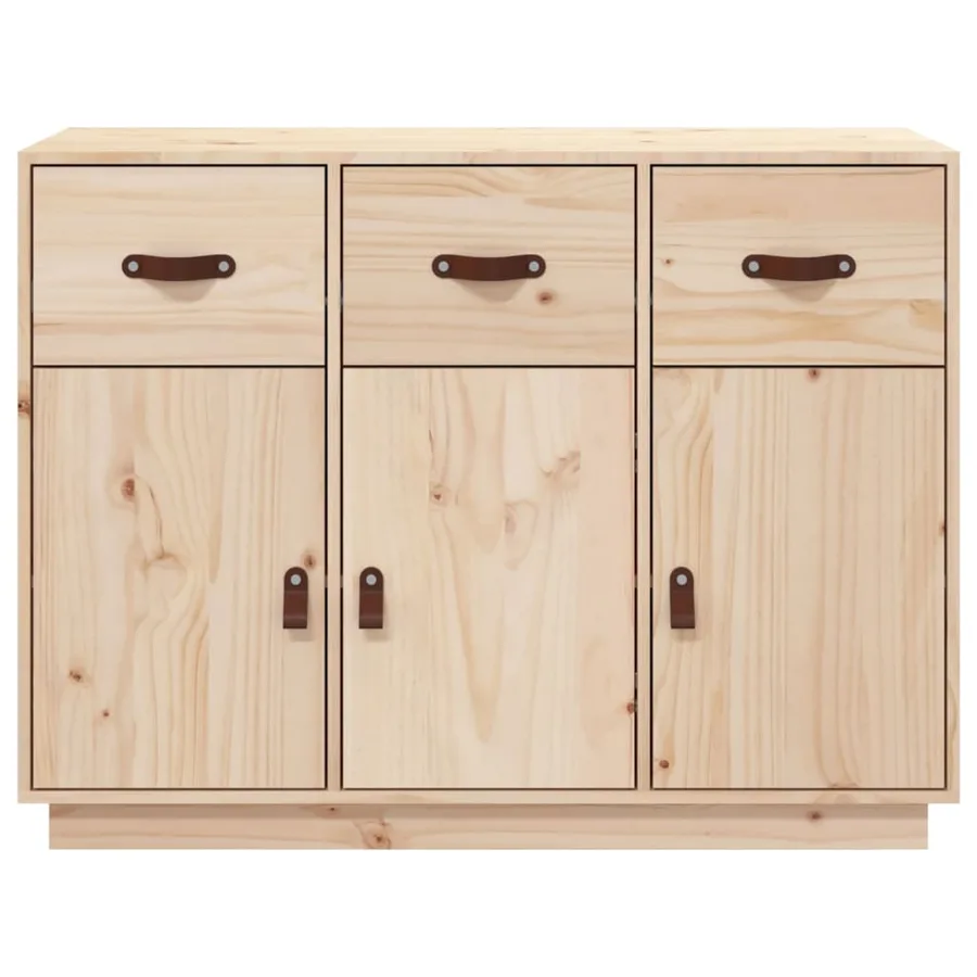 Buffet 100x40x75 cm Bois massif de pin - 6