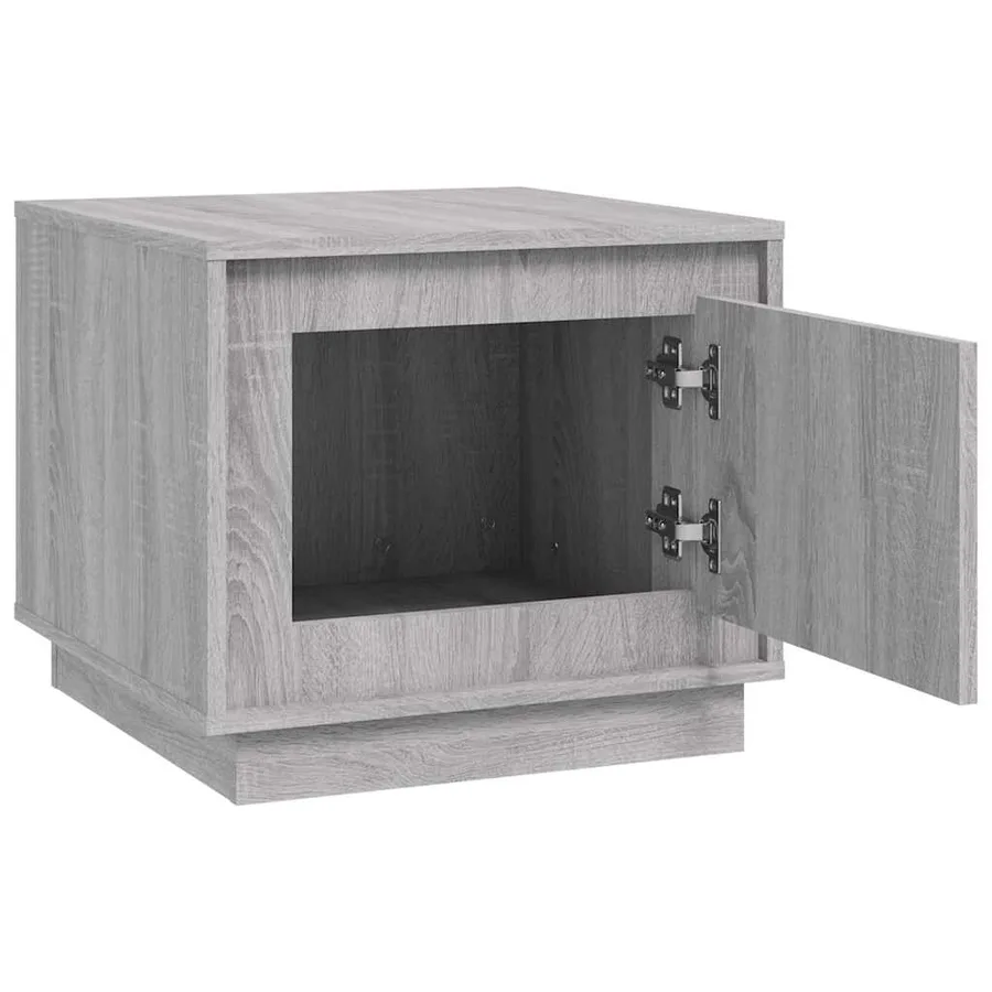 Table basse sonoma gris 51x50x44 cm bois d'ingénierie - 6