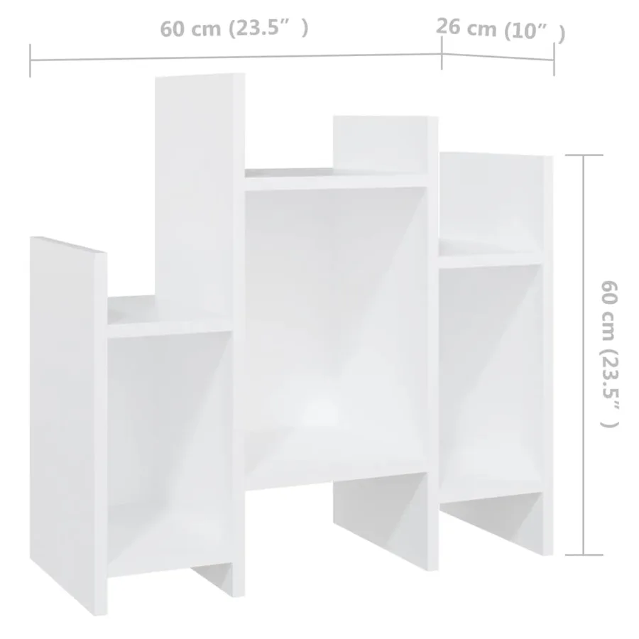 Armoire latérale Blanc 60x26x60 cm Aggloméré - 7