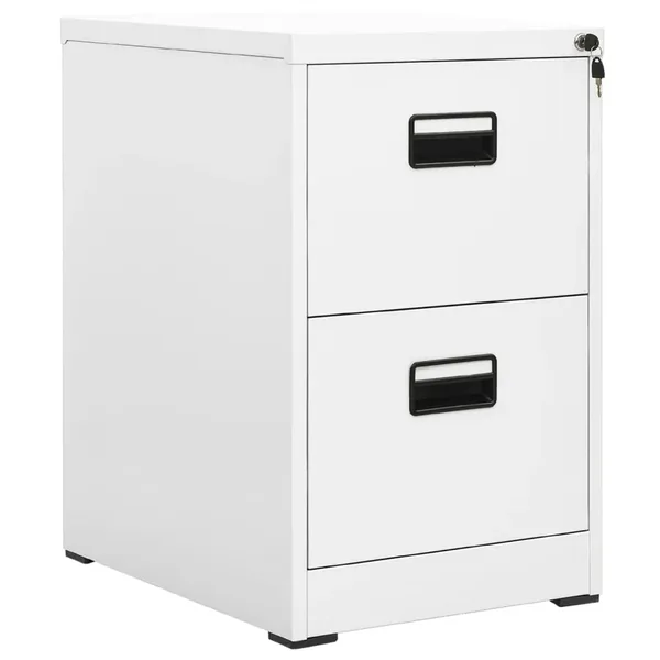Classeur Blanc 46x62x72,5 cm Acier
