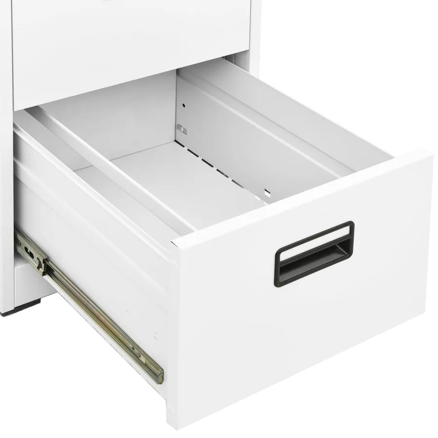 Classeur Blanc 46x62x72,5 cm Acier - 8