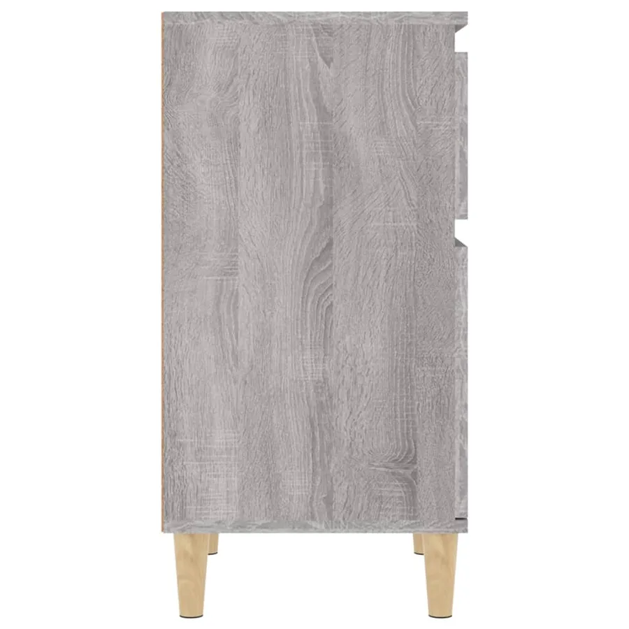 Tables de chevet 2 pcs sonoma gris 40x35x70 cm - 7