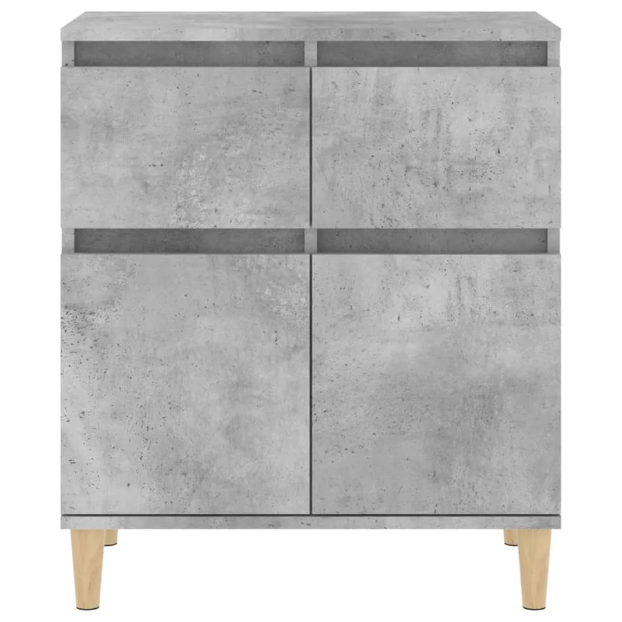 Buffet Gris béton 60x35x70 cm Bois d'ingénierie - 7