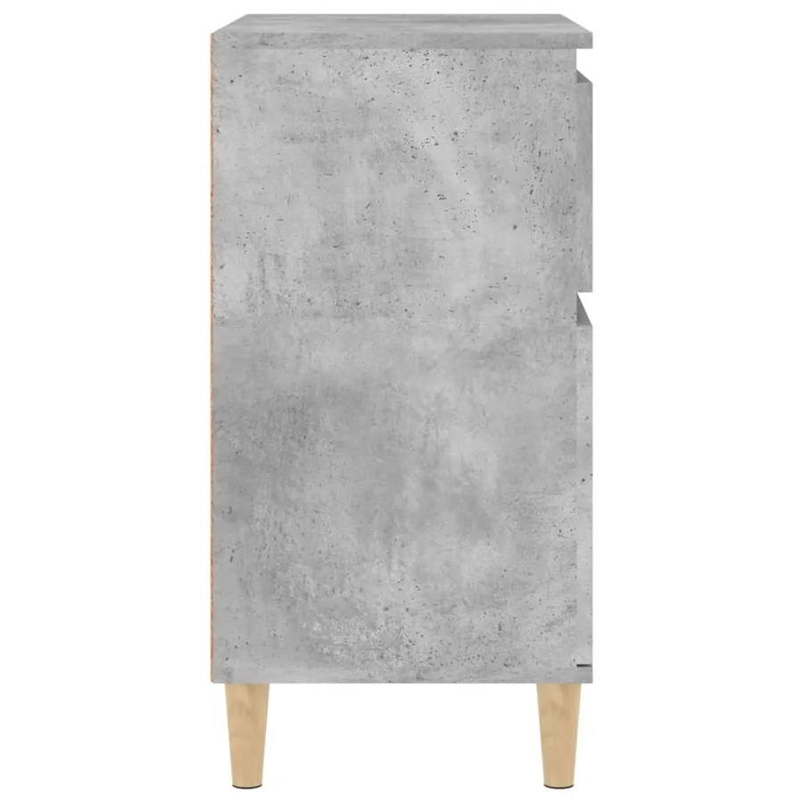 Buffet Gris béton 60x35x70 cm Bois d'ingénierie - 8