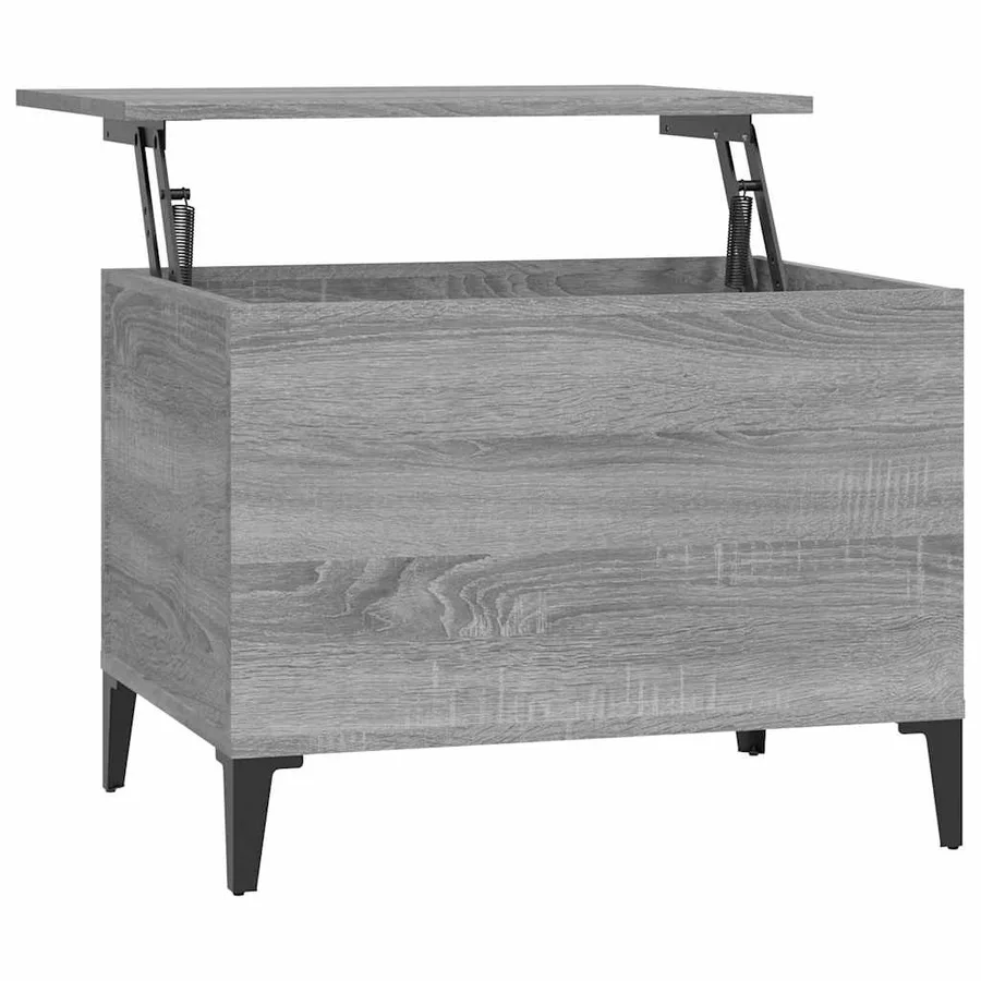 Table basse Sonoma gris 60x44,5x45 cm Bois d'ingénierie - 2