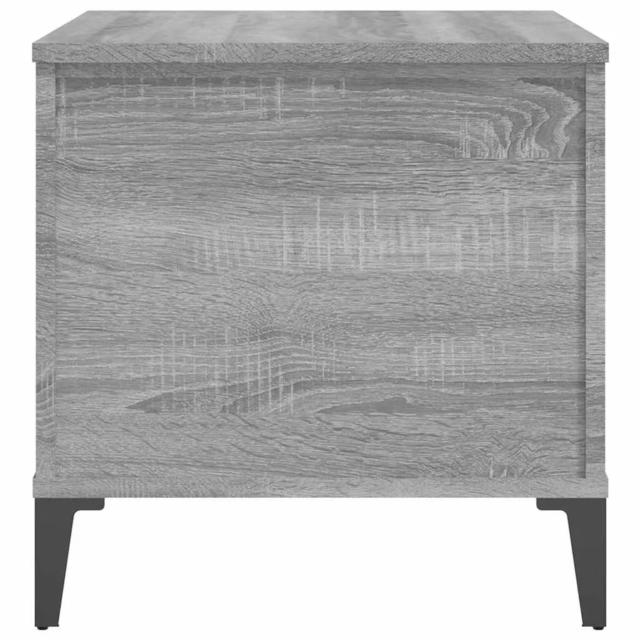 Table basse Sonoma gris 60x44,5x45 cm Bois d'ingénierie - 6