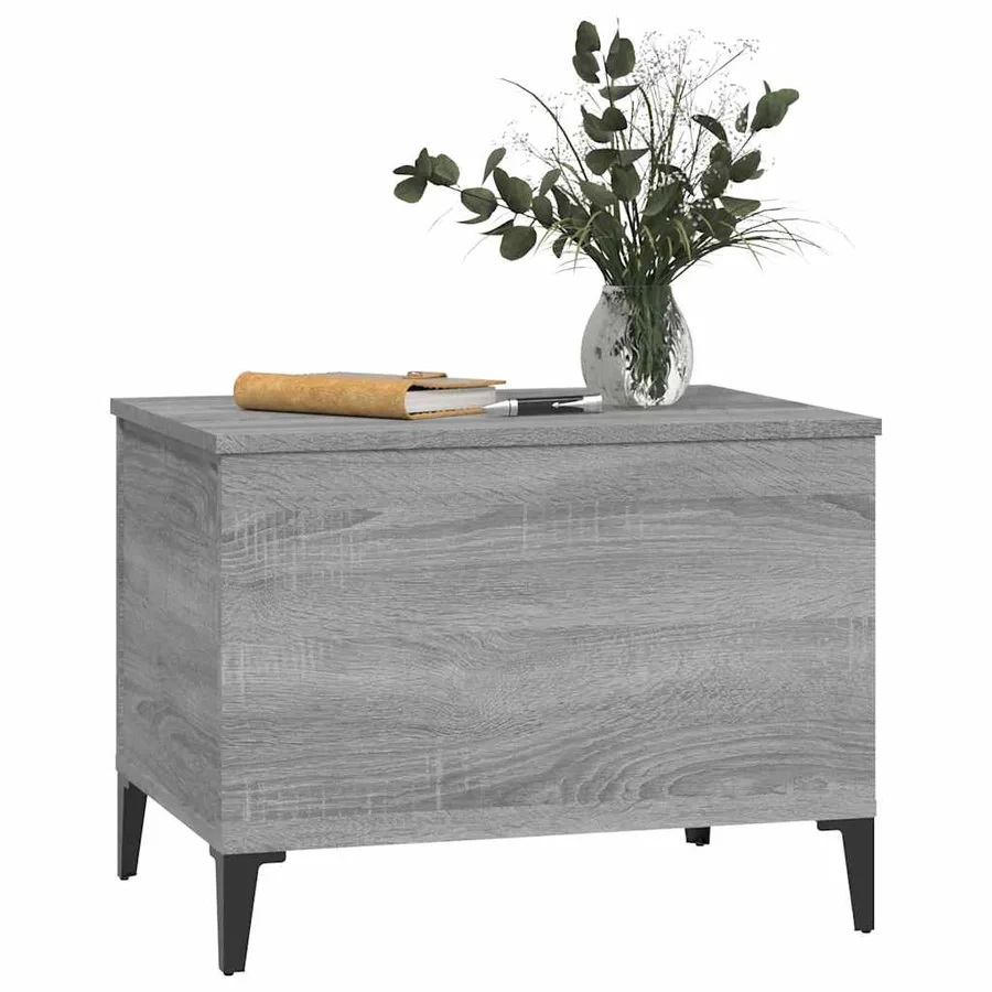 Table basse Sonoma gris 60x44,5x45 cm Bois d'ingénierie - 7