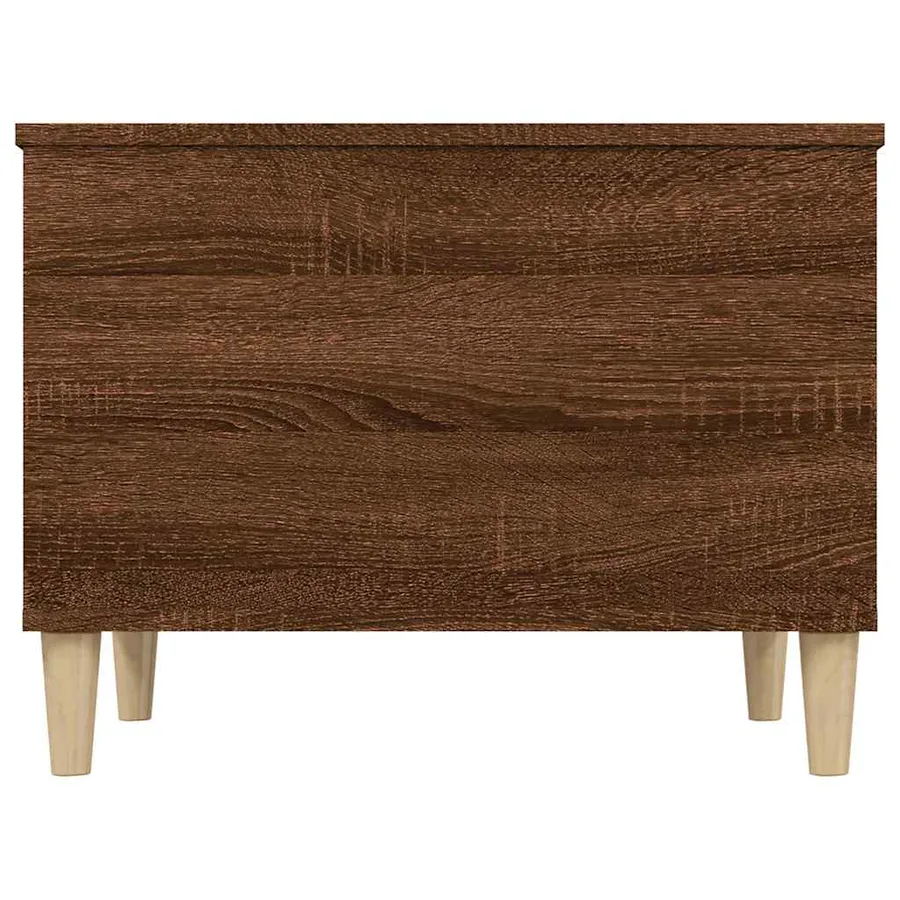 Table basse Chêne marron 60x44,5x45 cm Bois d'ingénierie - 5