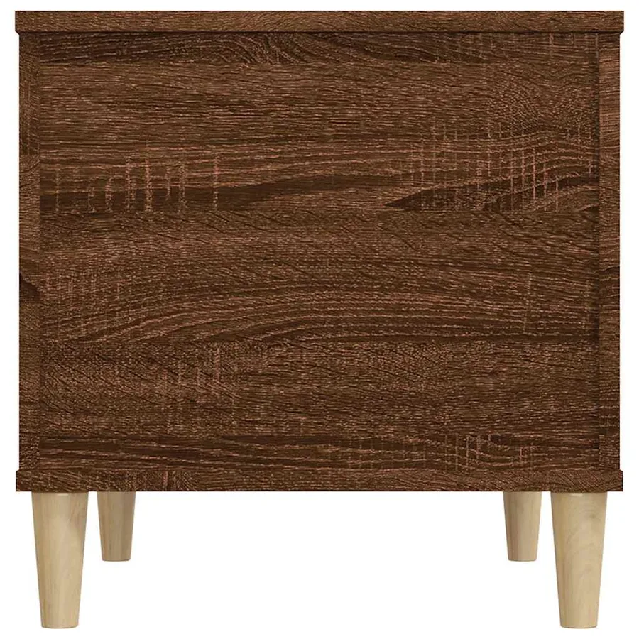 Table basse Chêne marron 60x44,5x45 cm Bois d'ingénierie - 6