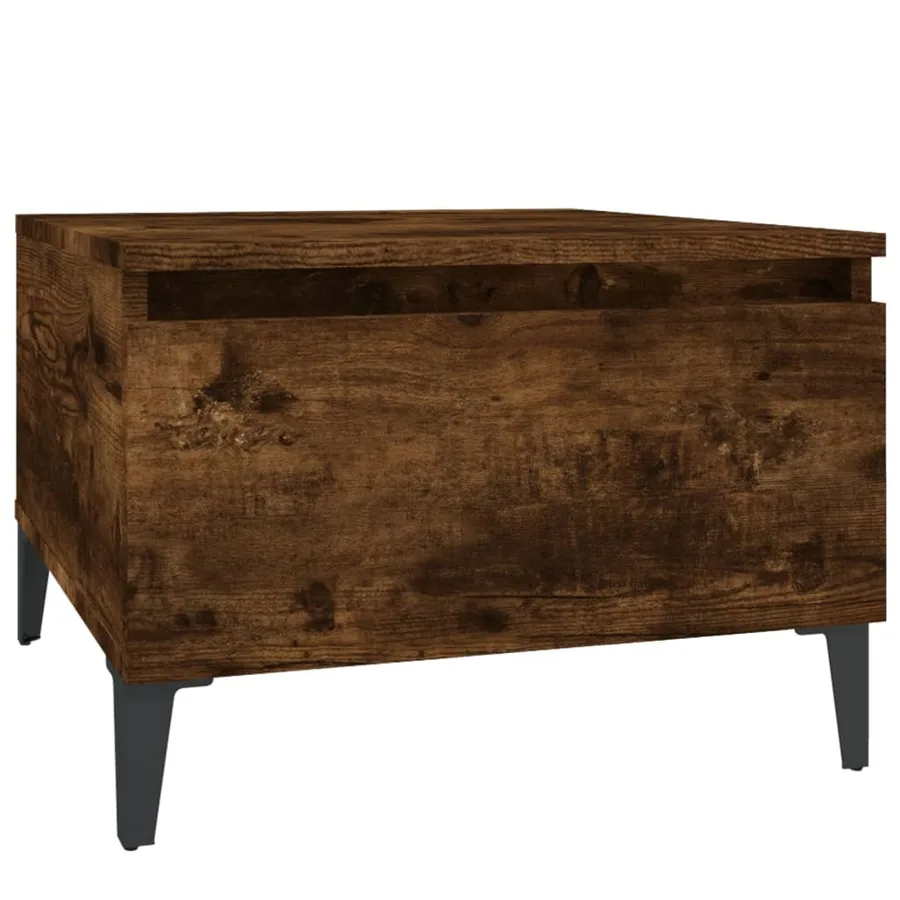 Tables d'appoint 2 pcs Chêne fumé 50x46x35 cm Bois ingénierie - 6