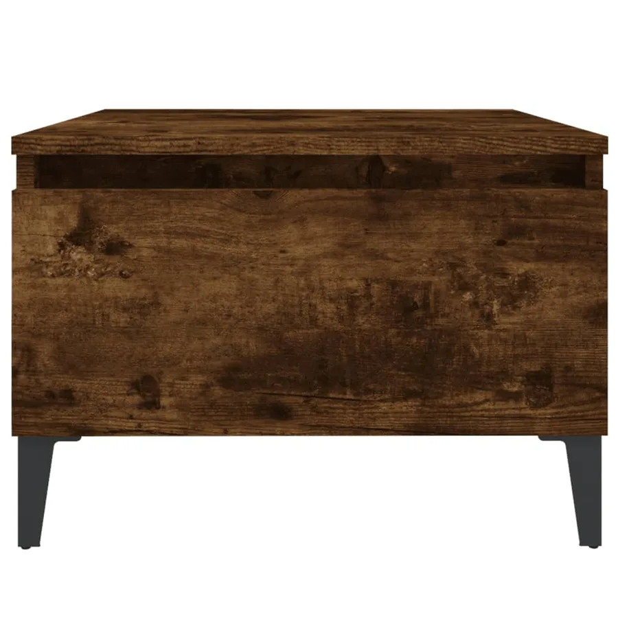 Tables d'appoint 2 pcs Chêne fumé 50x46x35 cm Bois ingénierie - 7