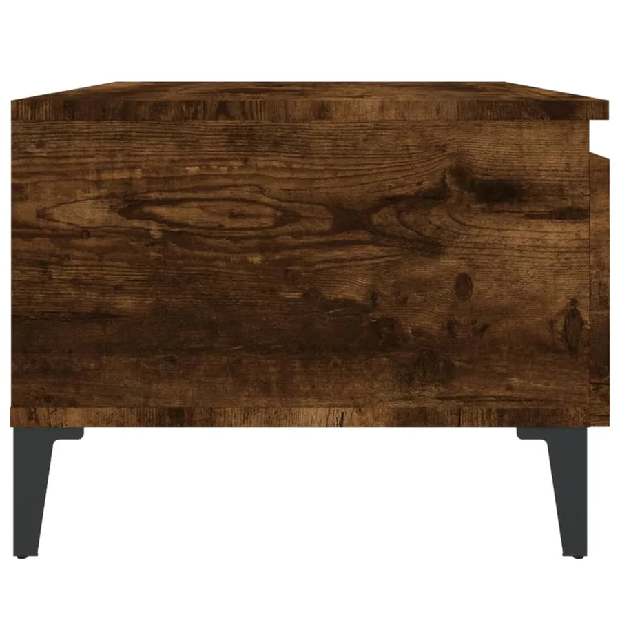 Tables d'appoint 2 pcs Chêne fumé 50x46x35 cm Bois ingénierie - 9