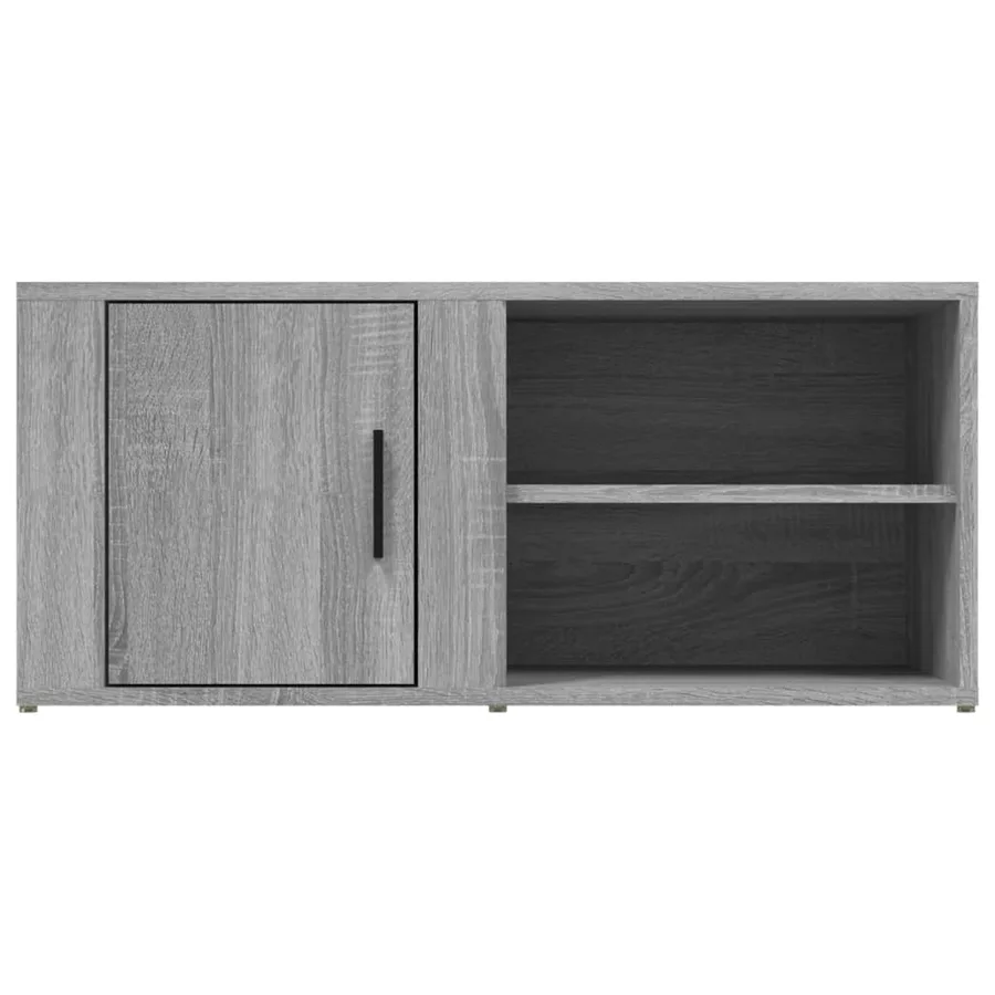 Meuble TV Sonoma gris 80x31,5x36 cm Bois d'ingénierie - 6
