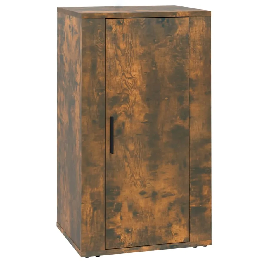 Buffet Chêne fumé 40x33x70 cm Bois d'ingénierie - 2