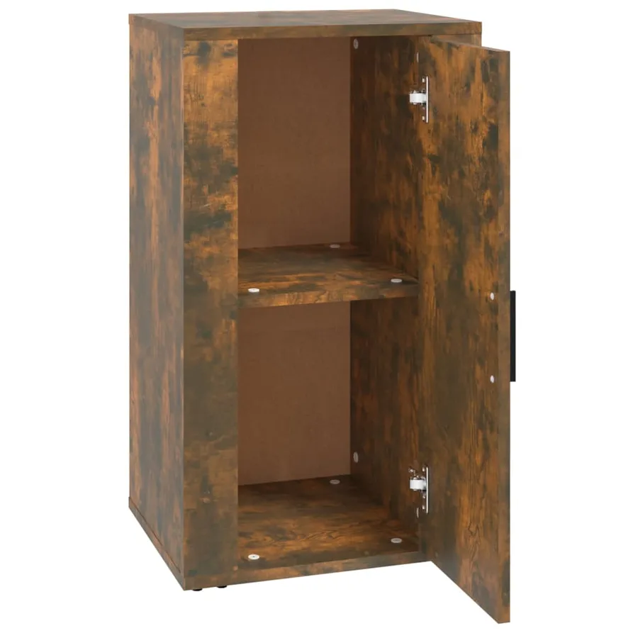 Buffet Chêne fumé 40x33x70 cm Bois d'ingénierie - 4
