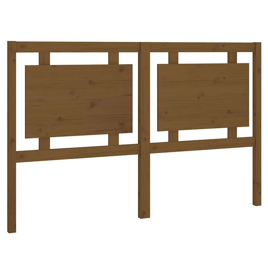 Tête de lit Marron miel 155,5x4x100 cm Bois massif de pin - 2