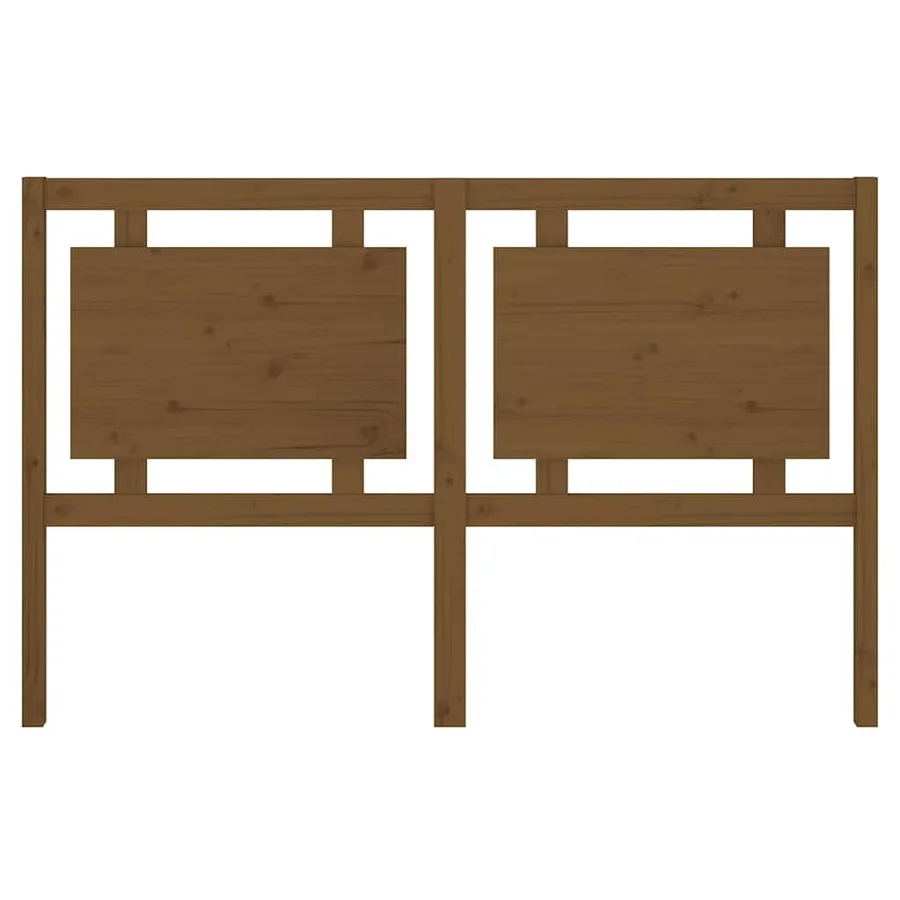 Tête de lit Marron miel 155,5x4x100 cm Bois massif de pin - 4