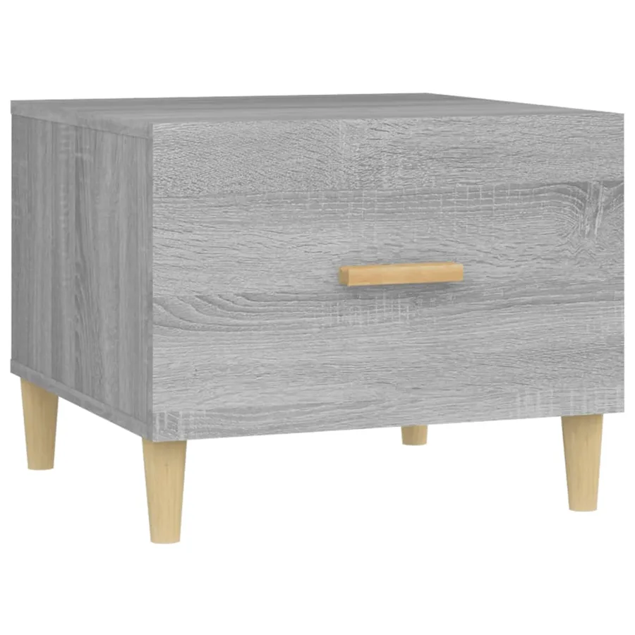 Tables basses 2 pcs sonoma gris 50x50x40 cm bois d'ingénierie - 6