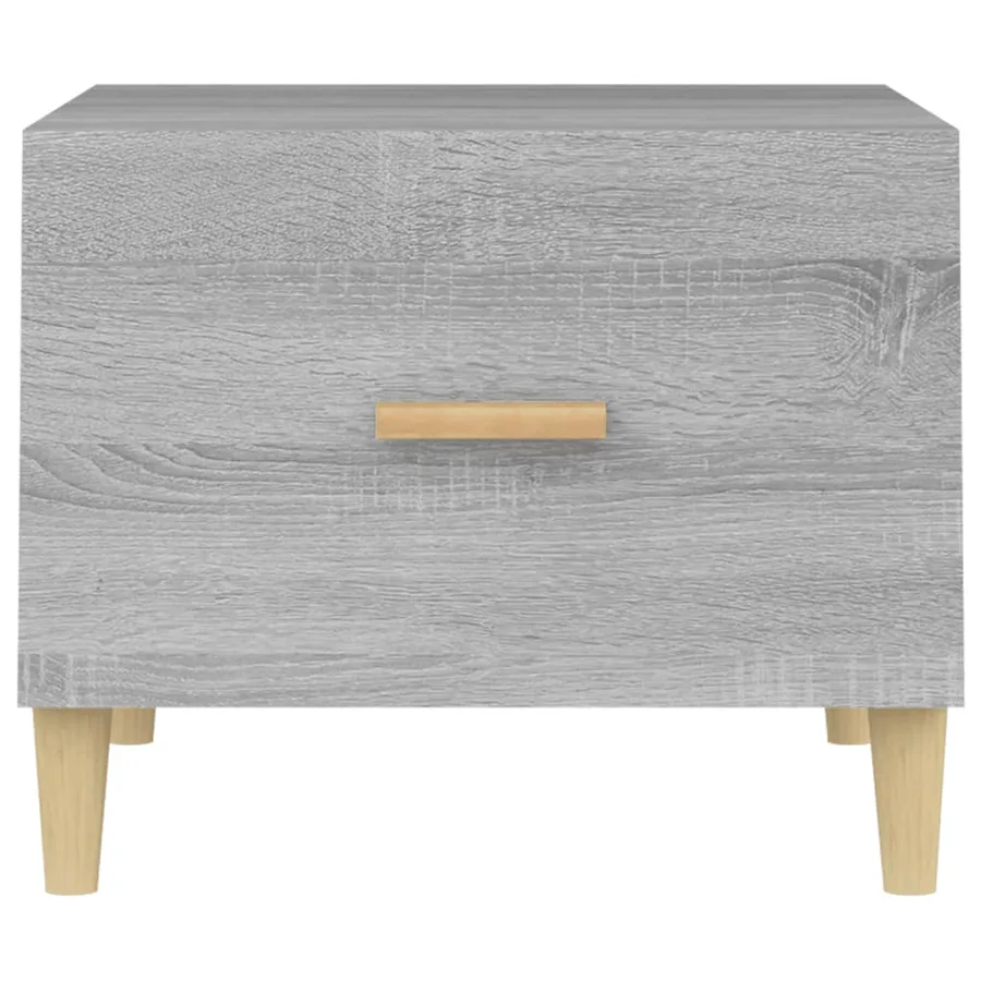 Tables basses 2 pcs sonoma gris 50x50x40 cm bois d'ingénierie - 7