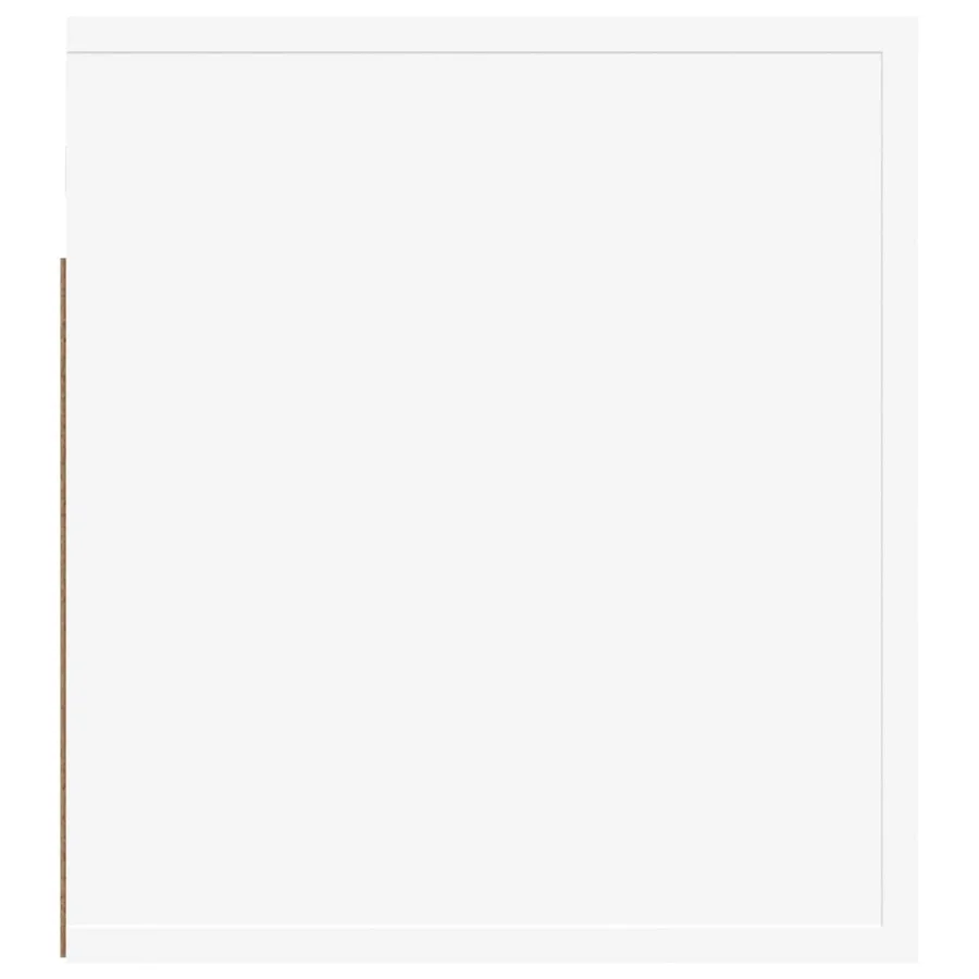 Table de chevet murale Blanc 50x36x40 cm - 7