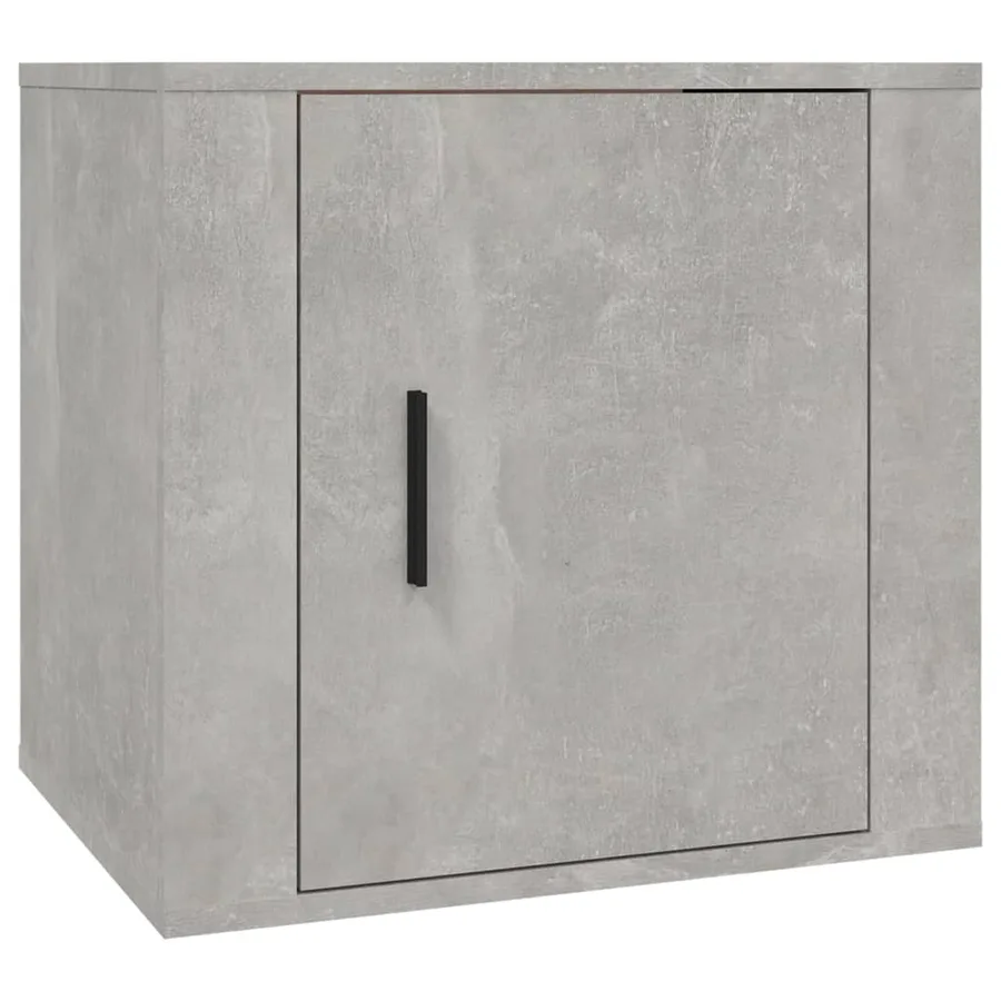Tables de chevet 2 pcs Gris béton 50x39x47 cm - 5