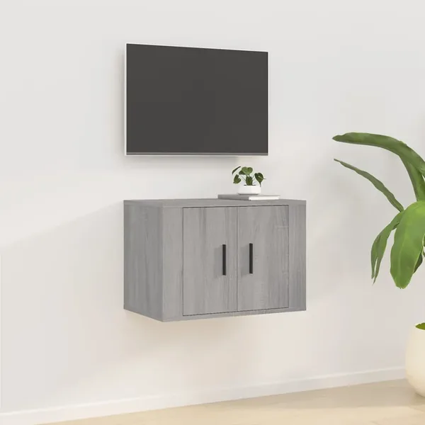 Meuble TV mural Sonoma gris 57x34,5x40 cm