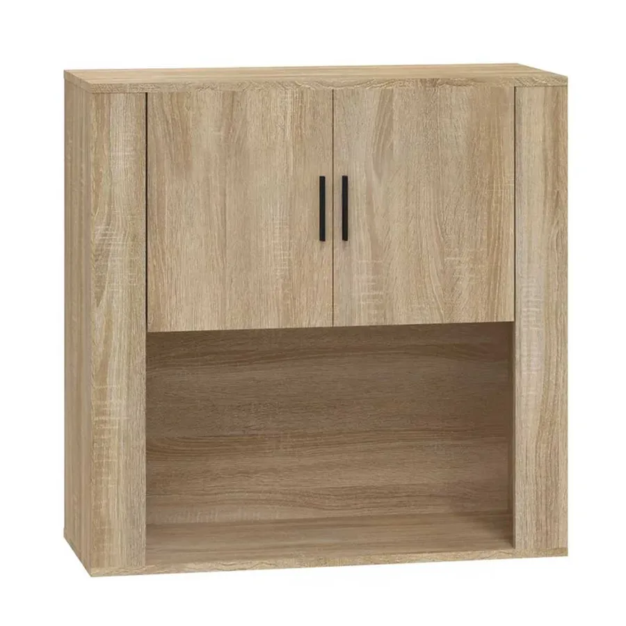 Armoire murale Chêne sonoma 80x33x80 cm Bois d'ingénierie - 2