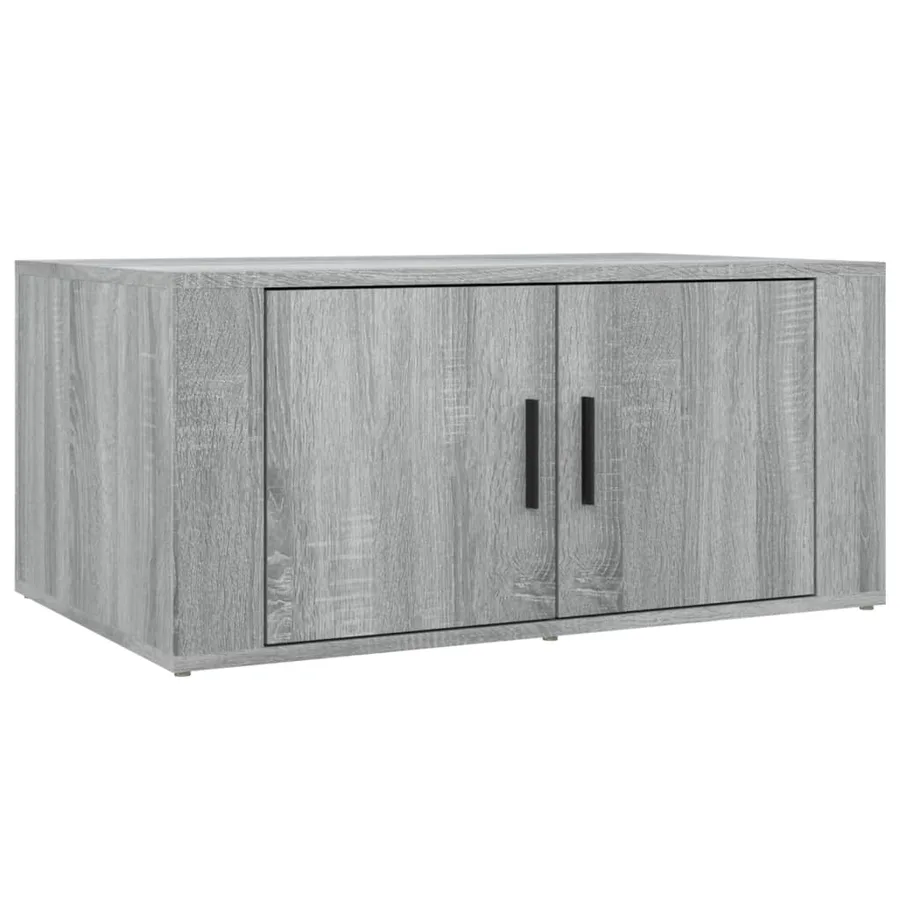 Table basse Sonoma gris 80x50x36 cm Bois d'ingénierie - 2