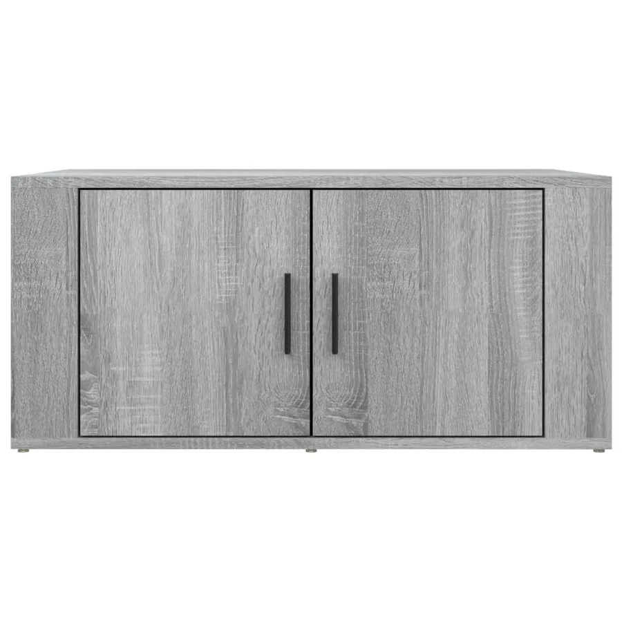Table basse Sonoma gris 80x50x36 cm Bois d'ingénierie - 5