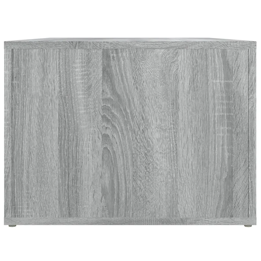 Table basse Sonoma gris 80x50x36 cm Bois d'ingénierie - 7