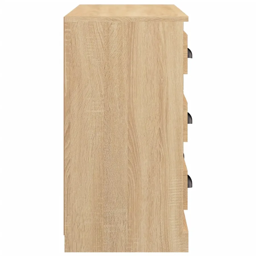 Buffet chêne sonoma 70x35,5x67,5 cm bois d'ingénierie - 7