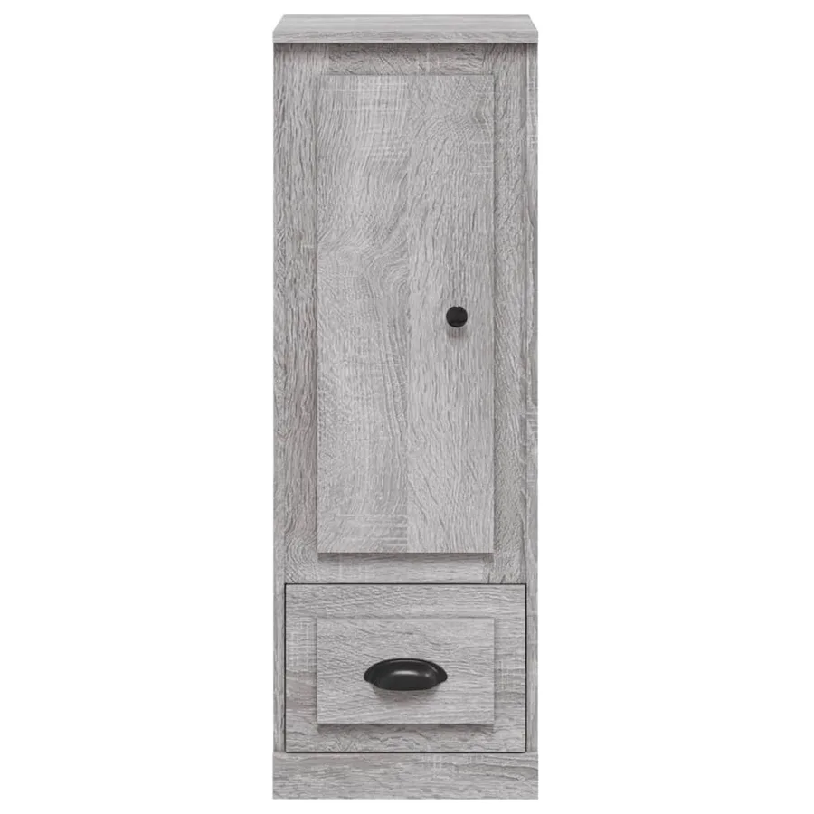 Buffet haut sonoma gris 36x35,5x103,5 cm bois d'ingénierie - 5