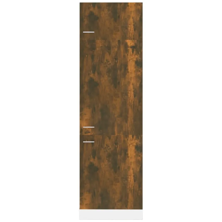 Armoire réfrigérée "Lyon" Chêne fumé 60 x 57 x 207 cm Bois d'ingénierie - 4