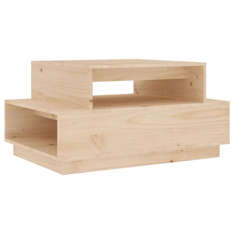 Table basse 80x55x40,5 cm Bois massif de pin - 2