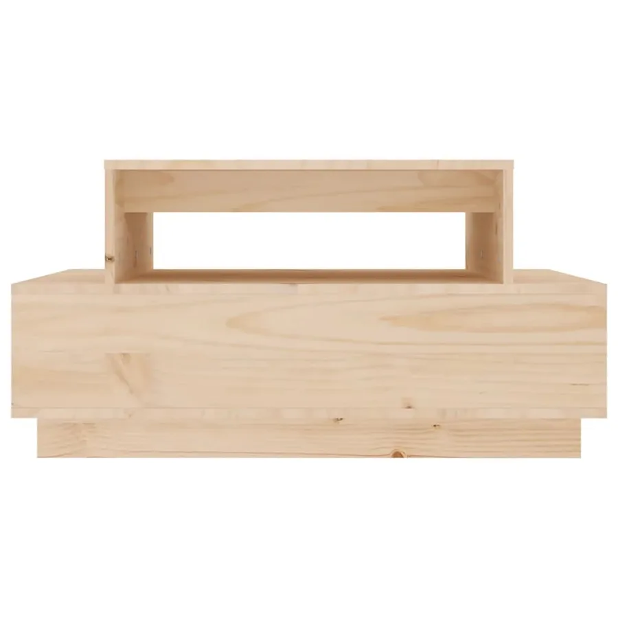 Table basse 80x55x40,5 cm Bois massif de pin - 5