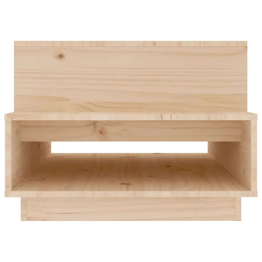 Table basse 80x55x40,5 cm Bois massif de pin - 6