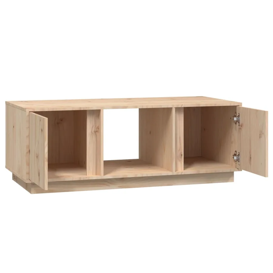Table basse 110x50x40 cm Bois massif de pin - 6